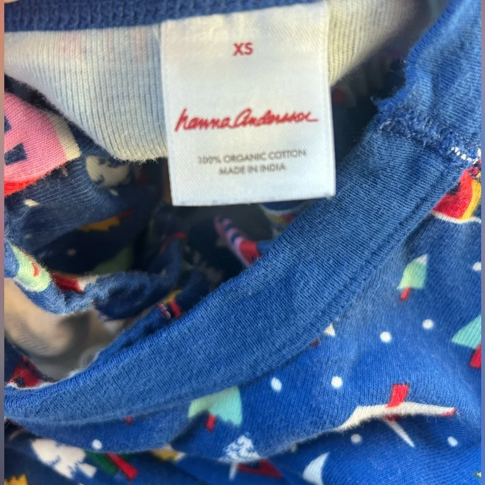 Hanna Andersson Organic Cotton Hygge House Pajamas Set XS
